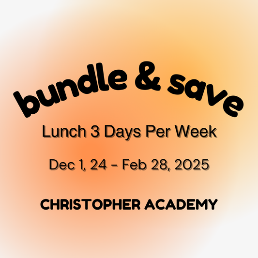 Bundle & Save - 3 Days Per Week: Dec 1 - Feb 28 (Christopher Academy)