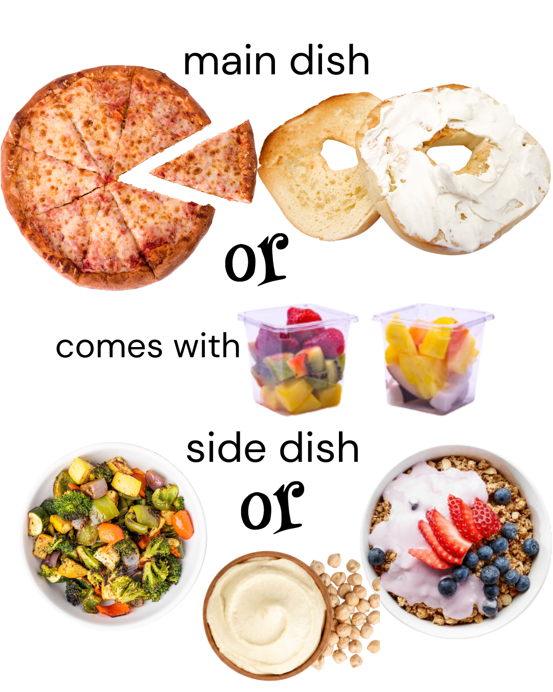 Monday: Pizza or Bagels $6 per meal (UPK)
